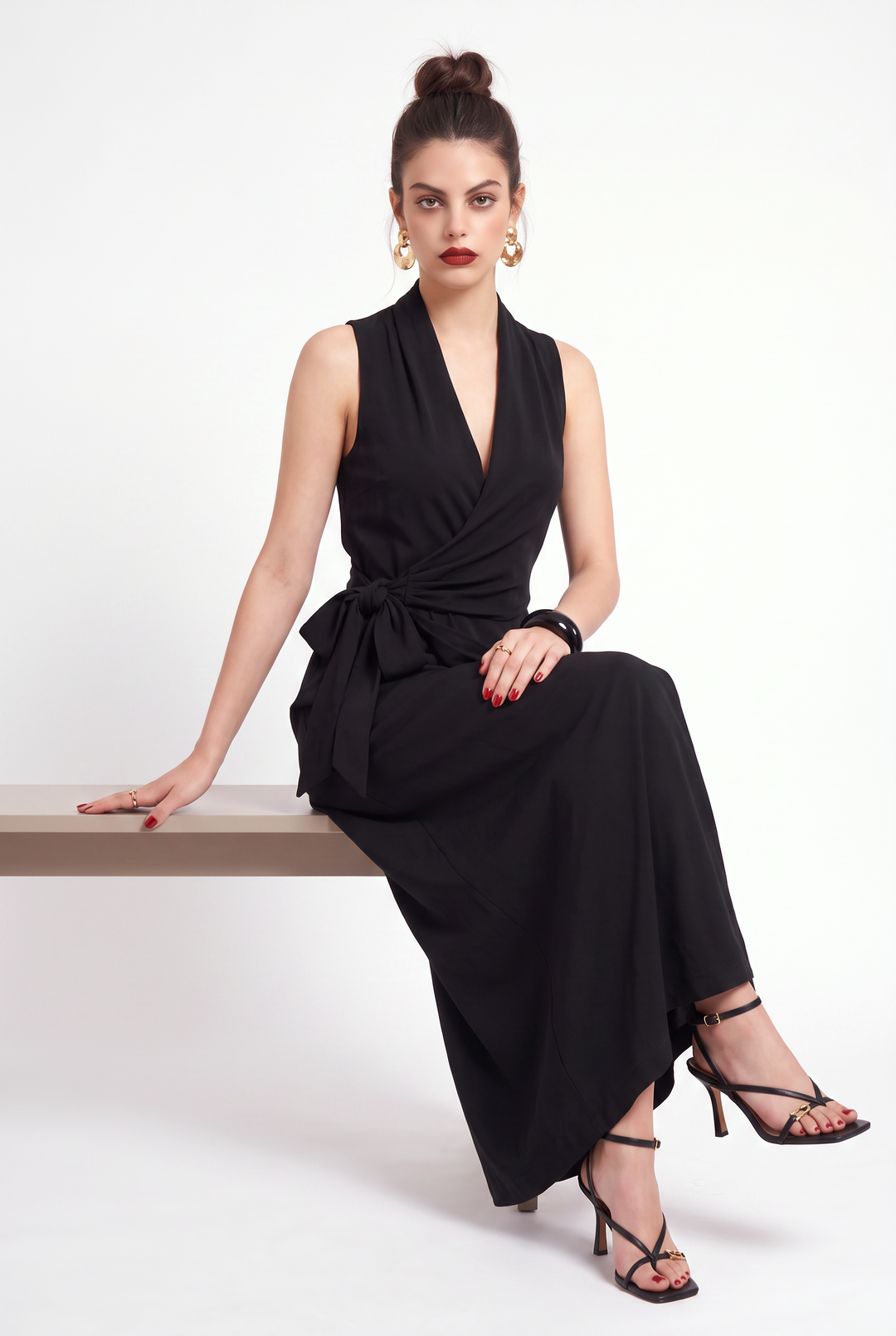MEGHAN BLACK DRESS