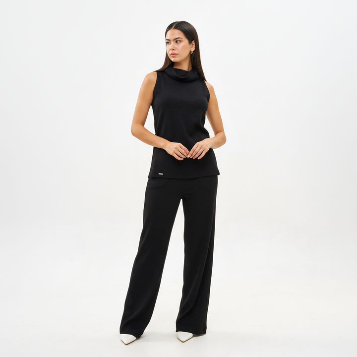 NOA KNIT BLACK PANTS