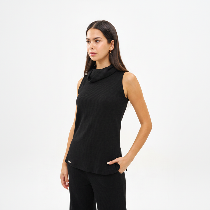 NOA KNIT BLACK TOP