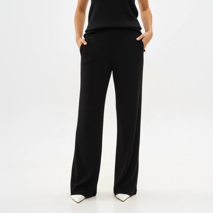 NOA KNIT BLACK PANTS