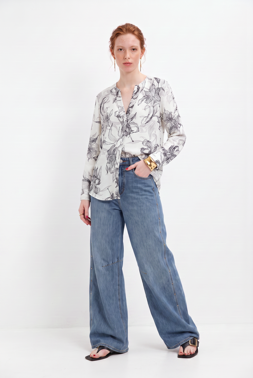 SUPER WIDE LEG JEANS
